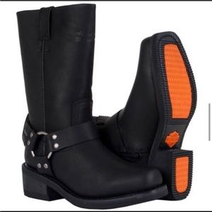 Women’s Harley Davidson Hustin Water Proof Riding Boots 7.5